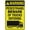 Warning Sign 4, variant on Warning Pedestrians Beware Trucks Entering Bright Yellow Funny Vintage Tin Signs 8"x12", Wall Art Decor Iron Poster For Home Farmhouse Bar Cafe Yard, Truck Pedestrian Marker