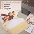 thumbnail image 4 of 24 Packs Envelopes Vintage Aged Paper Golden Yellow-9 x 4 Inch for Letter Writing, Invitations, 4 of 6