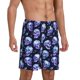 thumbnail image 2 of Balery crystal Skull Pantalones cortos de pijama de punto de algodón para hombre con cinturilla y bolsillos-XX-Large, 2 of 6