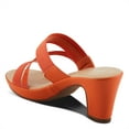 thumbnail image 5 of Patrizia Women's DEVORAH Slide Cross Over Heeled Sandals Orange EU 36 / US 5.5 - 6, 5 of 5