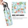 thumbnail image 2 of ALAZA Plumeria Flower Water Bottle Insulated Flask Stainless Steel Straw Lid 20 oz, 2 of 6