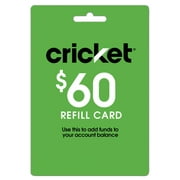 Cricket Wireless $60 e-PIN Top Up (Email Delivery)