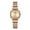 Bronze, variant on Women's Rose Gold Quartz Watch – Luxury Casual Leather Wristwatch with Elegant Analog Display