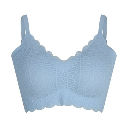 XFYSSS Fashion Woman s Solid Color Adjustable Comfort And Support Wireless Bras For Women Seamless Bras Nursing Bras Women Nylon Bra