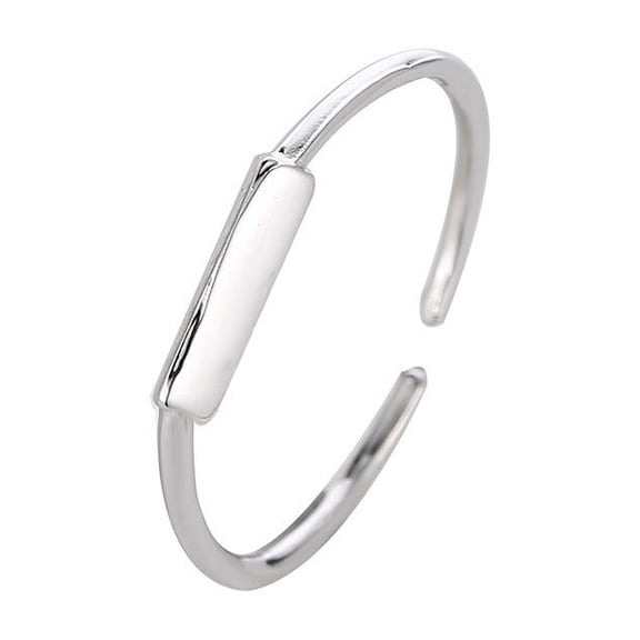 Women's Trendy Rings Japanese Korean Design Index Finger Ring Simple Electroplated Geometric Ring Individually Packed