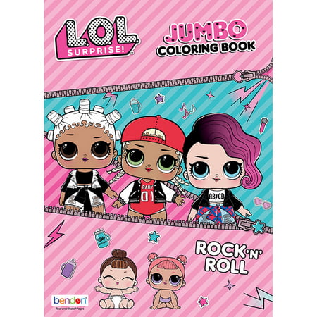 LOL! Surprise Rock 'N' Roll Coloring & Activity