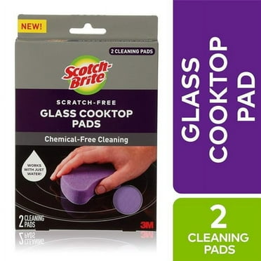 Scotch-Brite Non-Scratch Glass Cooktop Cleaning Pad, 2 Pads