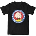 thumbnail image 2 of Camiseta de Peanuts Charlie Brown Snoopy para hombre, divertida camiseta de algodón con dibujos animados para mujer, camisetas de verano con cuello redondo, camisetas de hip hop, ropa holgada unisex, 2 of 5
