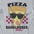 thumbnail image 3 of Disney Pixar Toy Story 5 Men's Pizza With Sunglasses Baby Checker Stripe (Sport Grey, S-XXXL), 3 of 4