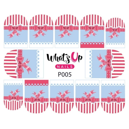 Whats Up Nails - P005 Pimped and Polished Water Decal Sliders for Nail Art