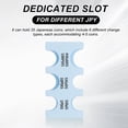 thumbnail image 3 of Uxcell 2 Pcs Japanese Coin Holder, JPY Coin Organiser, Light Green, Sky Blue, 3 of 6