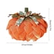 thumbnail image 3 of Fiudx Corona de Halloween, de Tela, Forma de Calabaza, Color Naranja Brillante, Decoración Otoñal para Puerta o Pared, Versátil para Halloween, Acción de Gracias, Celebraciones de Otoño, Tamaño 45 X, 3 of 6