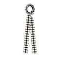 thumbnail image 1 of Ofertas Únicas 1 Pc Banda Elástica de Cinta de Perlas de Flecha Graciosa Negra Blanca, 1 of 5