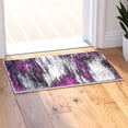 thumbnail image 3 of Masada Rugs Modern Contemporary Mat Area Rug, Purple Grey Black (2 Feet X 3 Feet) Mat, 3 of 7