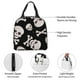 thumbnail image 4 of Disketp black white Skull bone Bolsa Térmica para Almuerzo para Hombre y Mujer, Ideal para Trabajo, Senderismo y Picnic, 4 of 8