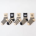 thumbnail image 2 of HCNTES Boys Girls Mid Cut Socks Little/Big Kids Crew Socks Children's Fun Cute Sock Spring Summer(Black,4.5-5 Years), 2 of 9