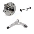 thumbnail image 1 of Transit Auto Front Left Driver Hub Bearing Assembly Suspension Lower Control Arm with Ball Joint and Sway Bar Stabilizer Link Kit for Car 2015-2017 Chrysler 200 with 17" Factory Wheels K7T-101702, 1 of 11