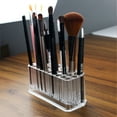 thumbnail image 7 of Makeup Brush Holder Acrylic Organizer, Lipstick Display Stand, 26 Hole Large Capacity Makeup Brush Storage Organizer, Transparent Durable Acrylic Material Makeup Tool Holder, 7 of 7
