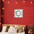 thumbnail image 2 of Stupell Industries Believe Wreath on Green Plaid Canvas Wall Art design by Elizabeth Tyndall, 17 x 17, 2 of 7