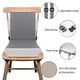 thumbnail image 3 of Kalawen Asiento Elevador para Silla de Cocina, 2 Piezas Mejoradas Correas Lavables de PU Hebilla de Seguridad Asiento Elevador para Silla para Niños Pequeños, Asiento Elevador Portátil de Viaje para N, 3 of 5