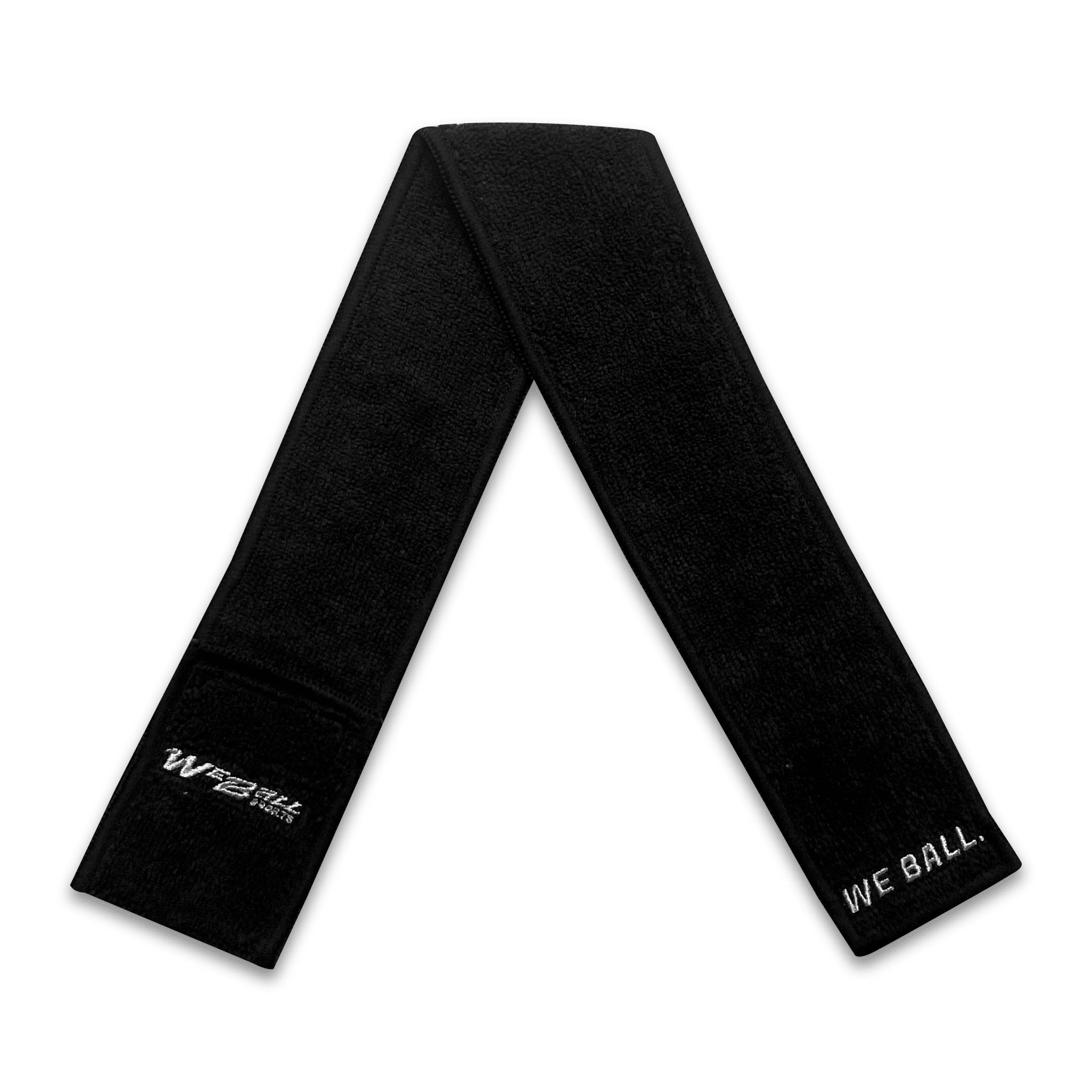 We Ball Sports Football Streamer Towel (Black)