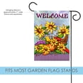thumbnail image 5 of Toland Home Garden Pinstripe Cornucopia Flower Welcome Flag Double Sided 12x18 Inch, 5 of 5