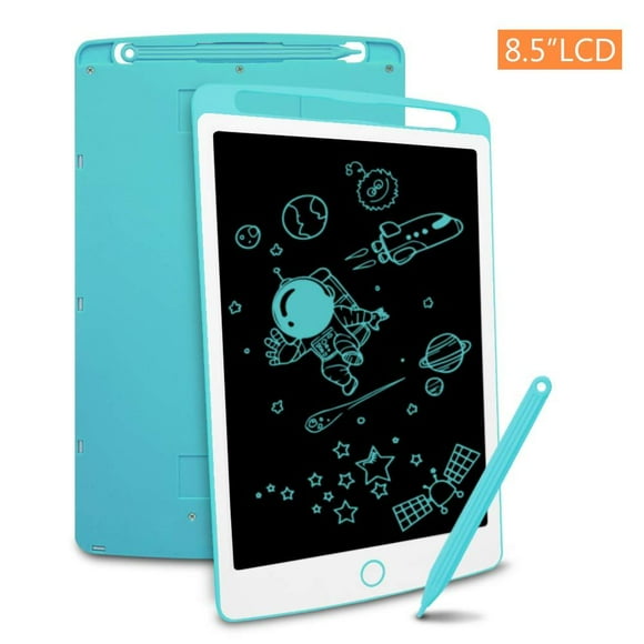 Richgv LCD Tablette d'Écriture, 8,5 Pouces Électronique Graphique Tablette Ewriter Conseil Mini Tapis de Dessin Adapté pour les Enfants et les Adultes Bleu 8,5 Pouces