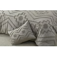 thumbnail image 4 of Grey Tufted Cotton Duvet Cover Set Sup.King-100x112”- Decorative Boho Style, 210 TC,3 Piece, 4 of 4