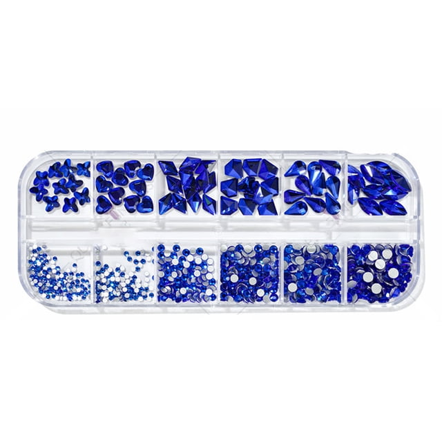 Diamantes de imitación de cristal de fondo plano de vidrio de múltiples formas para arte de uñas Vhermosa CPB-US-CJZ324-6