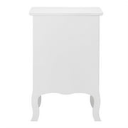 UBesGoo Nightstand End Table with 2 Drawer,White Finish