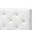 thumbnail image 3 of Baxton Studio Viviana Modern and Contemporary Upholstered Button-Tufted Twin Size Headboard, Multiple Finishes, 3 of 5