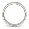 thumbnail image 2 of Stainless Steel Brushed and Polished Ridged 6.00mm Band Size 6, 2 of 6