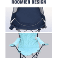 thumbnail image 2 of VicTsing Oversized Camping Chair with Retractable Canopy Shade,Outdoor Chair with Canopy,Portable FoldingChair with Sun Canopy for Lawn/Tailgates/Sports /Beach-Support 400 lbs, 2 of 6