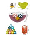 thumbnail image 2 of Juguete De Baño Para Bebé, Barco Pirata, Juguete De Baño Para Niños Con Bloques Geométricos De 10 Letras, Juguete Para Bañera Minnieouse FN005852-00, 2 of 6
