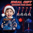 thumbnail image 4 of Aogsiyt Rocket Launcher for Kids, 4 Foam Rockets with Web Air Pump, Stomping Launch Toys, Outdoor Spider Toys Gifts for Boys Girls Age 3-10, 4 of 8