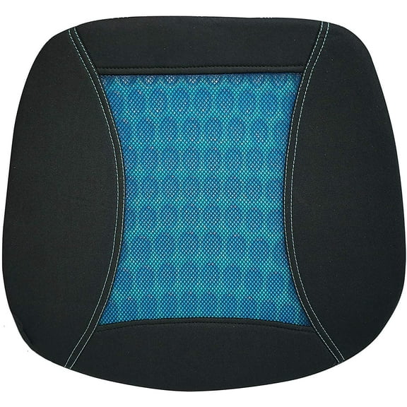Orthopedic Gel & Memory Foam Seat Cushion Office Chair seat Cushion Automotive Gel Cushion (Y11076(14.5" x 16"x 2.5"))