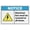 Warning Sign 5, variant on Caution Uv Radiation Hazard Protect Eyes And Skin Metal Sign 8"x12" Rust Free Aluminum - Indoor Outdoor Use for Fence Yard, UV Radiation Sign