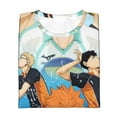 thumbnail image 7 of Haikyuu Poster Teen T-Shirt Crewneck Short Sleeve Double-Sided Print Summer Tee Shirts Top For Youth Boys Girls Children Medium, 7 of 7