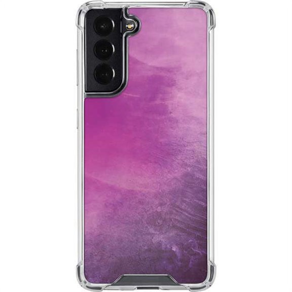 Skinit Marble Purple Space Marble Galaxy S22 Clear Case