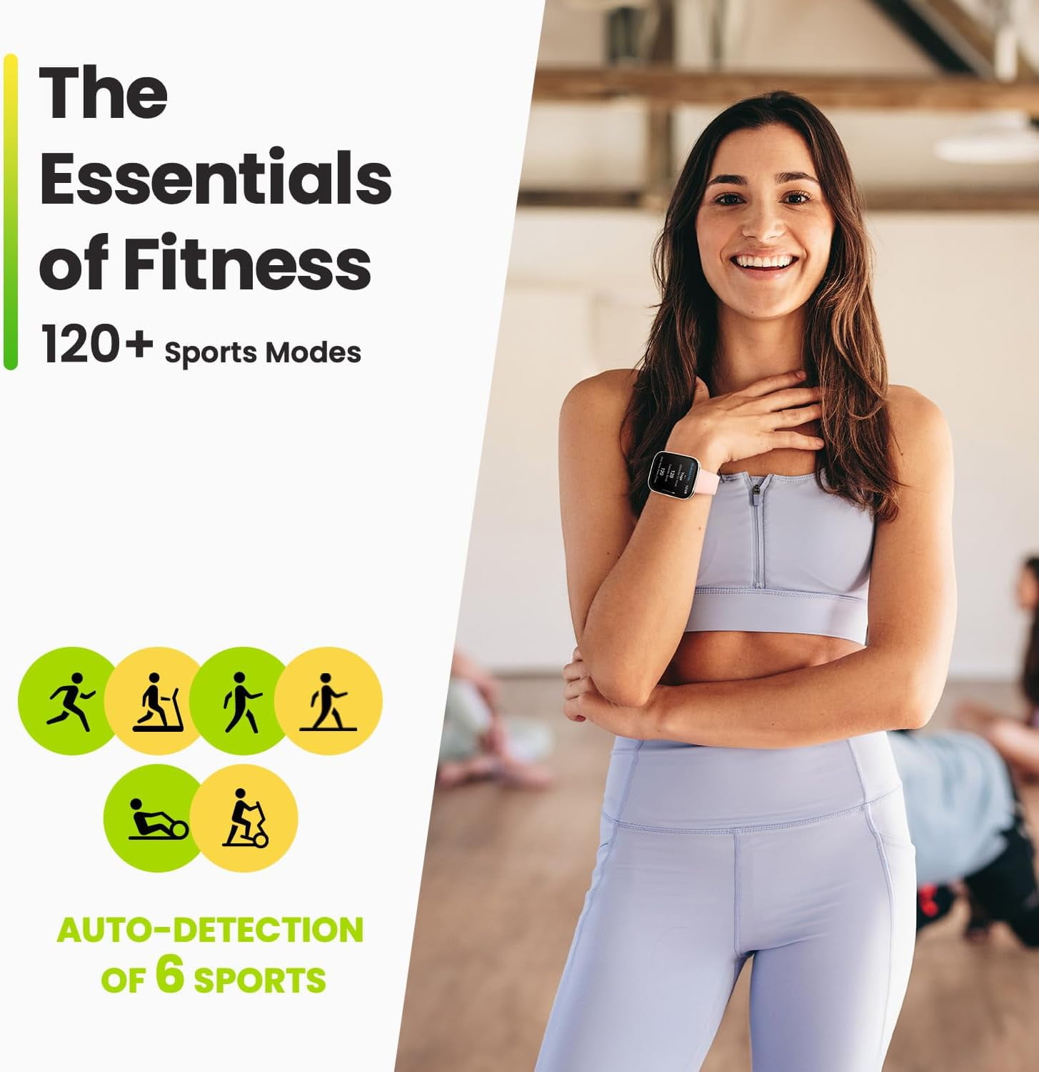 Amazfit Bip 5 Core Fitness Tracker: Heart Rate, Sleep Monitoring, 14-Day Battery, Water-Resistant, Black