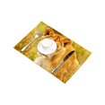 thumbnail image 3 of MKHERT Wildlife African Lion Face Animals in Masai Mara Kenya Placemats Table Mats for Dining Room Kitchen Table Decoration 12x18 inch,Set of 6, 3 of 4