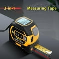 thumbnail image 2 of 3-in-1 Digital Measuring Tape with LED Display, Laser Rangefinder for Accurate Area Volume Measurement, AutoLock Function, Perfect Gift for Men, 2 of 11