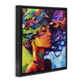 thumbnail image 2 of Stupell Industries Contemporary Flowing Whirlwind Of Colors Black Floating Frame Canvas Art, 25 x 25, by Svetlana Aleynikova, 2 of 8