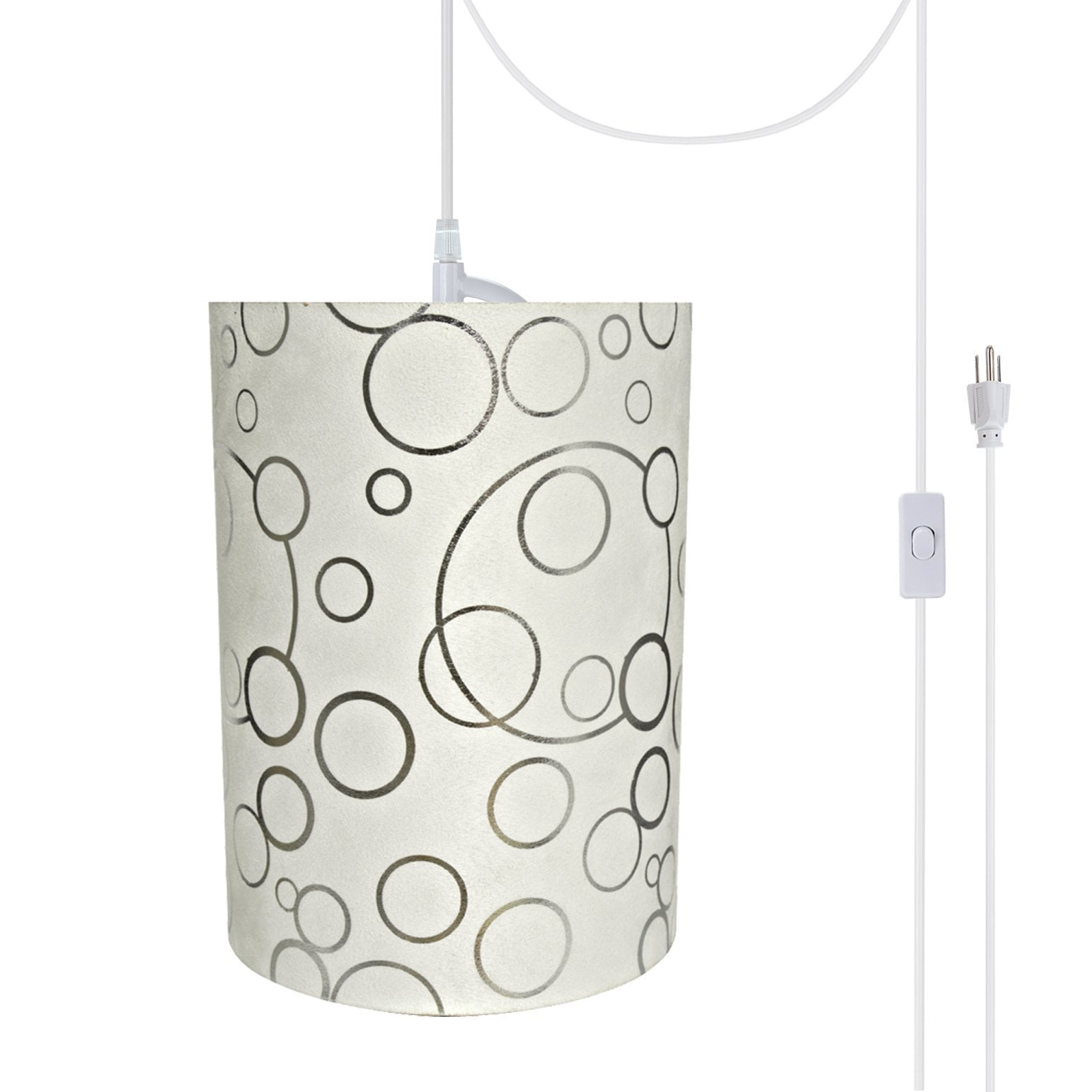 Aspen Creative 7111421 OneLight PlugIn Swag Pendant Light Conversion