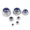 thumbnail image 3 of 100pcs, M3 Lock Nut, SS304 Stainless Steel, Nylon, 3 of 4