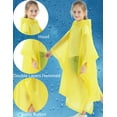 thumbnail image 4 of Rain Poncho for Kids(2 Pack) Waterproof Reusable EVA Raincoat One Size Rain Jackets for Children,Boys and Girls, 4 of 7