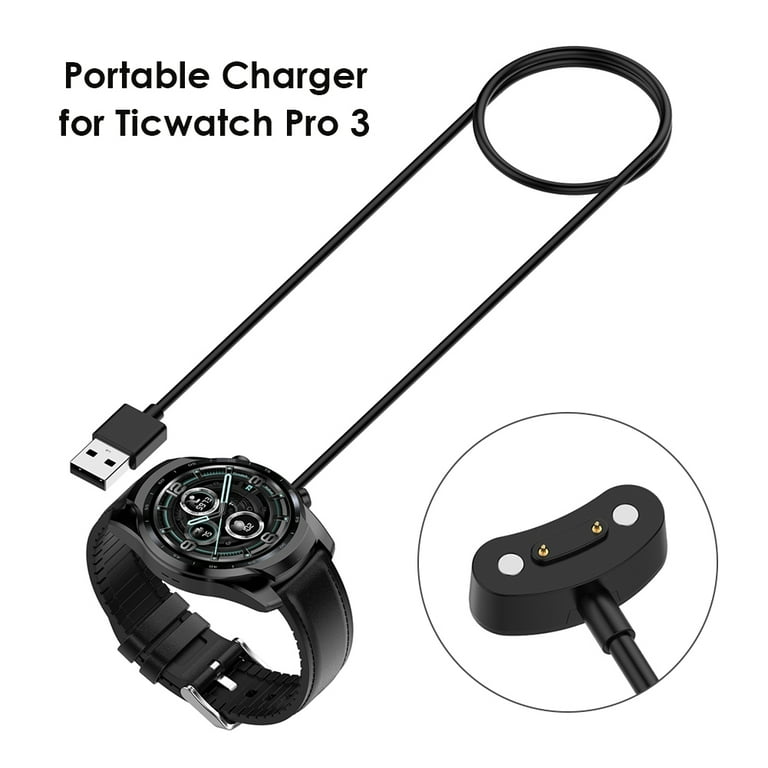 husxh Fast Charger for Ticwatch Pro 3/Ticwatch Pro LTE Universal