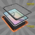 thumbnail image 4 of Dteck Rugged Case for iPad 11-inch (A16) 2025/ iPad 10th Generation 10.9-inch 2022,Heavy Duty 3-Layer Protection Case Shockproof Hand Grip Kickstand Cover for iPad 10th/11th Gen,Orange+Black, 4 of 4