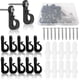 thumbnail image 1 of Ganchos para colgar luces de hadas para exteriores, ganchos para luces navideñas con tornillo, ganchos para luces de interior y exterior, clips para colgar luces de hadas, luces de patio,, 1 of 7