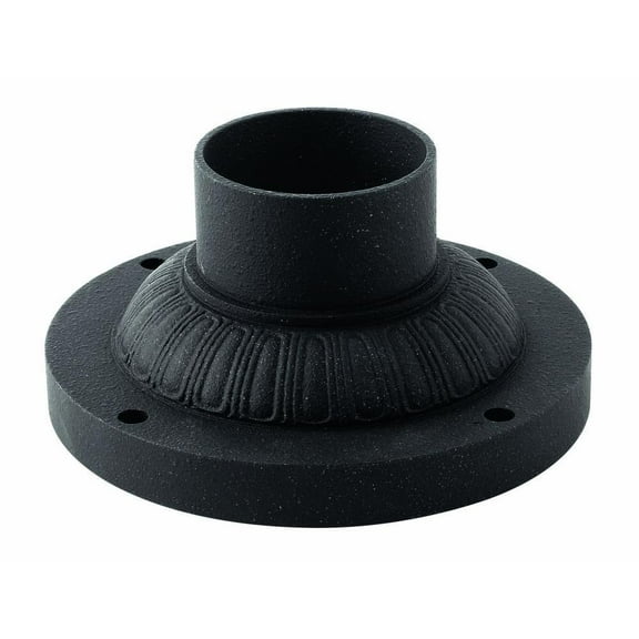 Accessory 7 inch 3.5 inch Height Round Fluted  Base-Vintage Black Finish Bailey Street Home 81-Bel-557890